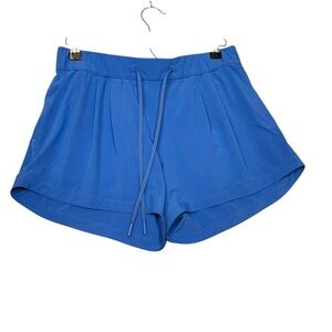 Lululemon Blue Woven‎ High-Rise Shorts Size 6
